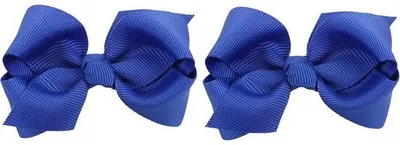 Productafbeelding van Set van 2 Haarstrikken voor Babymeisjes en Peuters - 7,5 cm Haarspeldjes