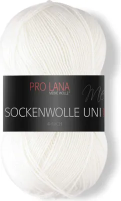 Produktbild von Pro Lana Sockenwolle 4fädig Uni 100g Farbe (401)