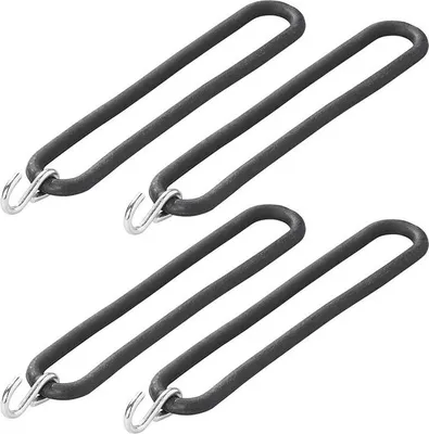 Produktbild von Gummibefestiger 200mm mit S-Haken 4 Stück im Blister