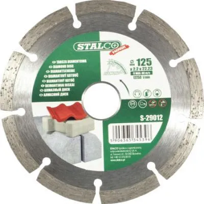 Obrázok produktu pre STALCO Segmentový diamantový kotúč 180 mm Premium