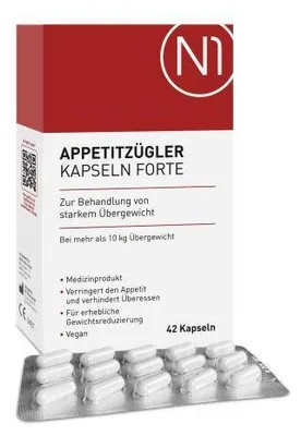 Immagine prodotto di N1 capsule soppressore dell'appetito forte 42 pezzi