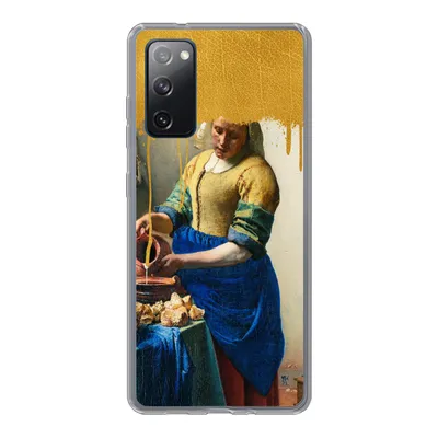 Produktbild von MuchoWow® Handyhülle Schutzhülle Hülle für Samsung Galaxy S20 FE Milchmädchen - Gold - Alte Meister Silikon Softcase Handy Hülle - Abdeckung