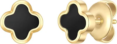 Produktbild von Glanzstücke München Ohrstecker Kleeblatt Edelstahl Achat 50084969