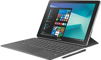 Produktbild von Samsung Galaxy Book SM-W728N, 30,5 cm (12"), 2160 x 1440 Pixel, 256 GB, 8 GB, Windows 10 Pro, Silber