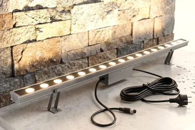 Produktbild von LED Wandstrahler 100cm mit Netzstecker Wallwasher