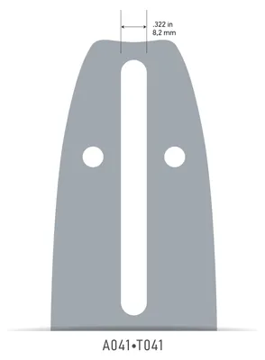 Productafbeelding van Oregon Double Guard geleiderail 30 cm, 1,3 mm, 3/8" (120SDEA041). Geleiderail voor kettingzaag.