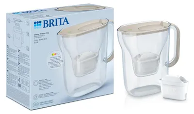 Productafbeelding van Brita Waterfilterkan Style Essential Cool Sand (2400 ml)