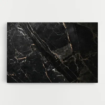 Produktbild von ARTHUB® Leinwandbild 80x120 cm, Black Brown Marble | Wohnzimmerdekoration, Hängende Bilder, Wanddekoration, Heimdekoration, Abstrakte, Marmor