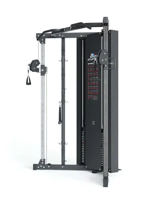 Produktbild von ATLETICA X-Five | Kabelzug Station | Kabelzug Kraftstation | Höhe - 210 cm | 180kg Steckgewichte
