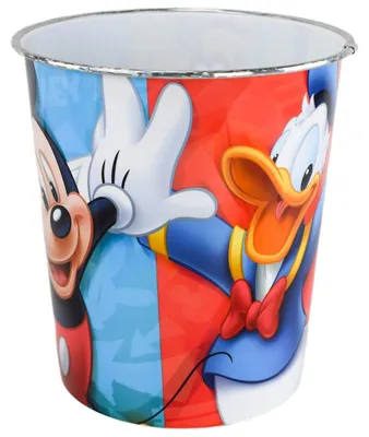 Obrázok produktu pre Plastový odpadkový kôš pre deti Ø21cm známe detské filmové postavičky