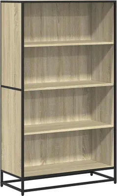 Zdjęcie produktu dla Regał, dąb sonoma, 80,5x35x139 cm, materiał drewnopochodny