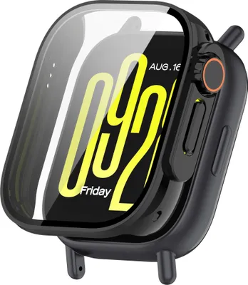 Immagine prodotto di INF Custodia protettiva per Redmi Watch 5 Active con protezione per lo schermo in vetro temperato