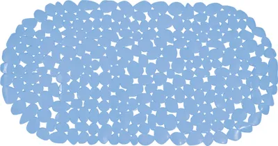 Produktbild von MSV 140879, Blau, Einfarbig, Oval, Polyvinylchlorid (PVC), 35 x 68 cm