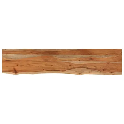 Produktbild von Wandregal 100x20x2,5 cm Rechteckig Massivholz Akazie Baumkante
