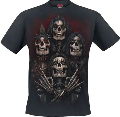Produktbild von Spiral T-Shirt Herren FACES OF GOTH schwarz M
