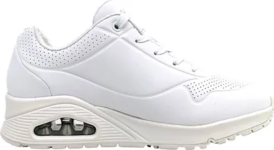 Imagen del producto de Zapatillas Skechers Uno Stand On Air para mujer, tipo slip-on, con cordones, color blanco