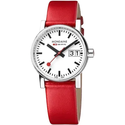 Produktbild von Mondaine Damen Uhr Armbanduhr 30 mm MSE.30210.LCV evo2 Leder