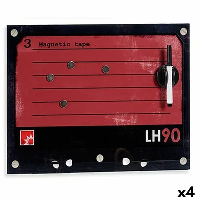 Obrázek produktu pro Magnetická tabule s popisovačem 40 x 30 cm (4 kusy)
