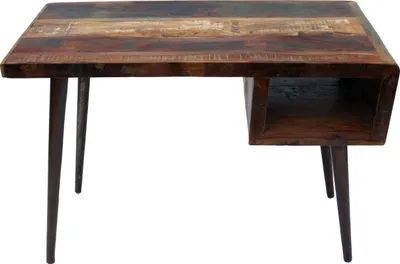 Produktbild von Vintage Schreibtisch, Couchtisch aus Recyclingholz - Modell 22, Braun, 79*116*59 cm, Schreibtische & Schreibpulte