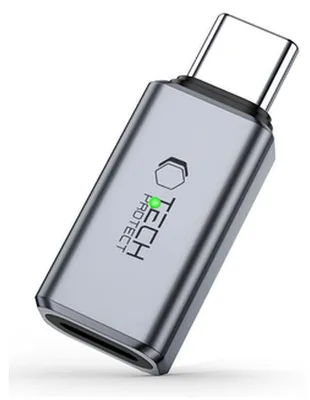Produktbild von Tech-Protect Ultraboost Audio Adapter Typ C Auf Lightning Grau