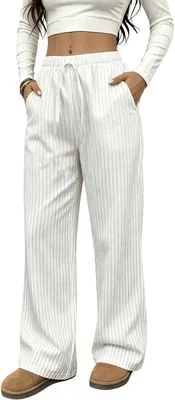 Productafbeelding van Currero Striped Yacht Pants Dames Melkachtig L