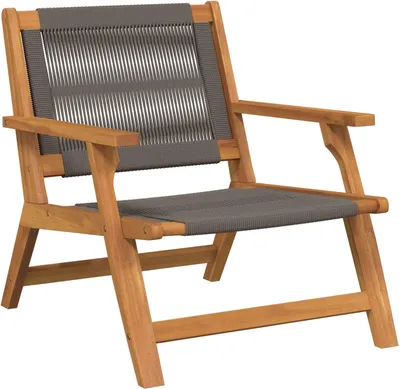 Produktbild von vidaXL gartenmöbel 2 pcs Grau 67 x 78 x 73 cm Massivholz Akazie