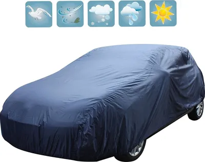 Produktbild von Vollgarage Abdeckplane (Atmungsaktiv) Schutz gegen Vereisung & Verschmutzung im Winter & Sommer (M-XXL) , Größe:M