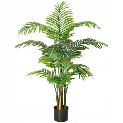 Produktbild von Künstliche Areca-Pflanze, Hawaii-Palme im Topf, realistisch, 90 cm, Areca