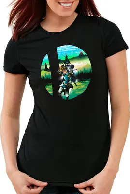 Produktbild von style3 Hylian Hero Link Damen T-Shirt gamer smash