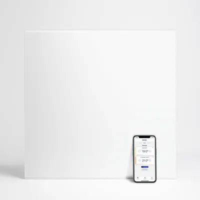 Smart Wandconvector 500 W, WLAN, weiß, IP24C, 420 mm