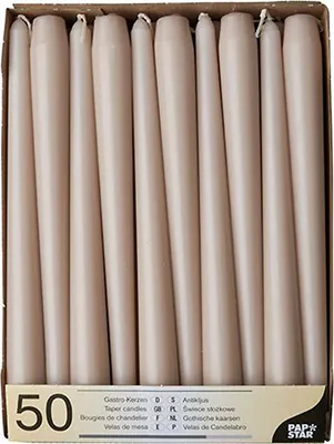 Produktbild von 50 svícnů Ø 2,2 cm - 25 cm prášek