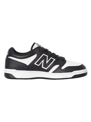 Produktbild von New Balance Herren Schwarz-Weiß Sneaker Echtleder Sportschuhe Alltag BB480L BB480LBA