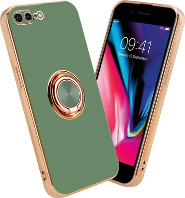 Obrázok produktu pre Cadorabo Ochranné puzdro pre Apple iPhone 7 PLUS / 7S PLUS / 8 PLUS v zelenom puzdre Kryt Ochrana fotoaparátu Magnetické