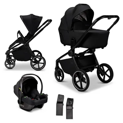 Produktbild von Moon Resea 2.0 Kombikinderwagen SET inkl. Cosmo 2.0 Babyschale onyx