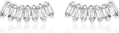 Produktbild von Damen Ohrstecker von Unique aus Sterlingsilber mit Zirkonia