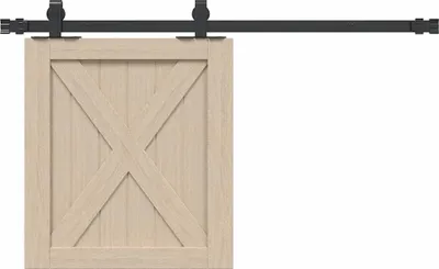 Obrázek produktu pro vidaXL Sada kování posuvných dveří pro šatní dveře 91 cm uhlíková ocel