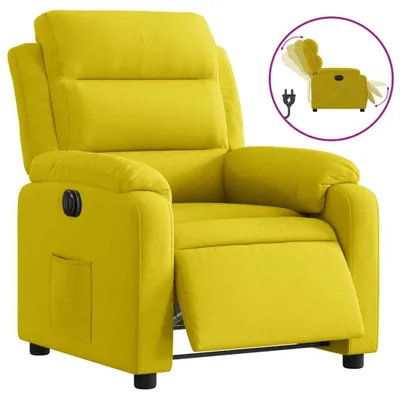 Immagine prodotto di vidaXL Recliner elettrico in velluto giallo