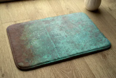 Obrázek produktu pro Koupelnová předložka - Koberec do koupelny - Absorpční rohožka Sprchové koberce - 90x60 cm - Beton