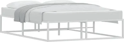 Immagine prodotto di vidaXL Struttura letto senza materasso bianco 140x200 cm in metallo