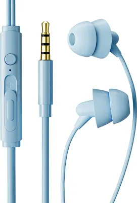 Produktbild von Kabelgebundener Kopfhörer mit Mikrofon, Stereo-Sound, tiefer Bass, verzerrungsfreie Leitungssteuerung, In-Ear-Headset, Telefonzubehör