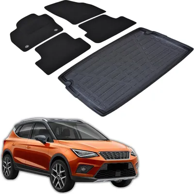 Obrázek produktu pro Sada Velurových Koberců a Vaničky do Kufru pro Seat Arona  2018-