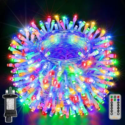 Produktbild von LED-Lichterkette 600-flammig, 60m, 8 Lichtmodi, Timer & Memory, IP44 Schutzklasse