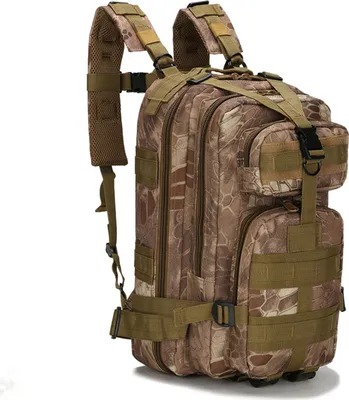 Immagine prodotto di Zaino militare, zaino unisex per attività all'aperto, viaggi ed escursioni; zaino tattico militare per trekking, zaino mimetico, modello NS