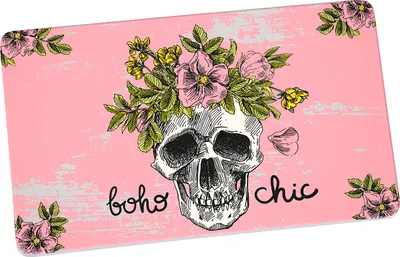 Produktbild von Frühstücksbrettchen Skull bohochic