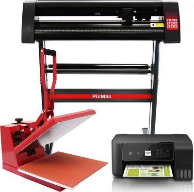 Zdjęcie produktu dla prasa transferowa 38 cm, ploter tnący 72 cm i drukarka Epson