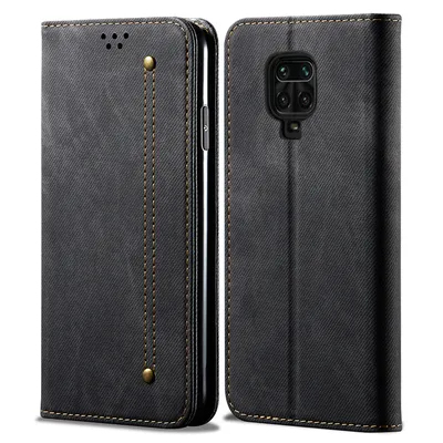 Obrázek produktu pro Redmi Note 9 Pro Pouzdro, Kožené Peněženkové Pouzdro s Magnetickým Uzavíráním a Pouzdro s Funkcí Stojánku pro Xiaomi Redmi Note 9 Pro Xiaomi Redmi Note 9 Pro černé