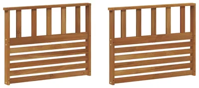 Immagine prodotto di vidaXL Braccioli per divano, 2 pezzi, colore naturale, 80 x 6 x 61 cm, legno massello di acacia