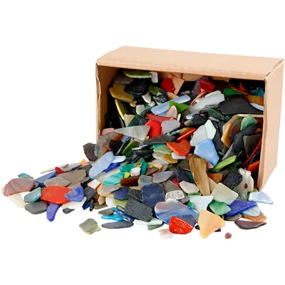 Produktbild von Creativ Company Mosaiksteine, Junge/Mädchen, Kind, Glas, Gemischte Farben, 2 kg