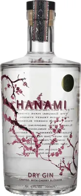 Produktbild von Hanami Dry Gin Crafted with Cherry Blossom | 43 % vol | 0,7 l