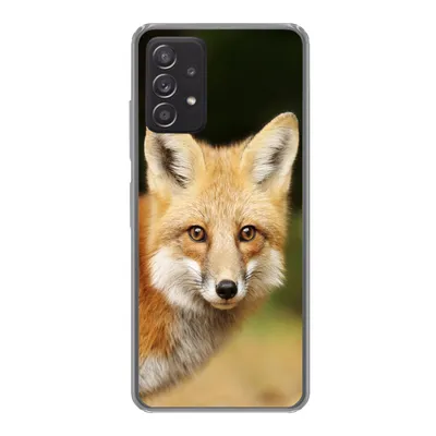 Produktbild von MuchoWow® Handyhülle Schutzhülle Hülle für Samsung Galaxy A33 5G Fuchs - Welpe - Porträt Silikon Softcase Handy Hülle - Kartenhalter